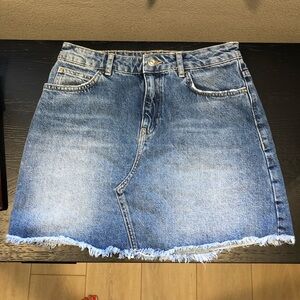 Zara Denim Jean Skirt Size Medium